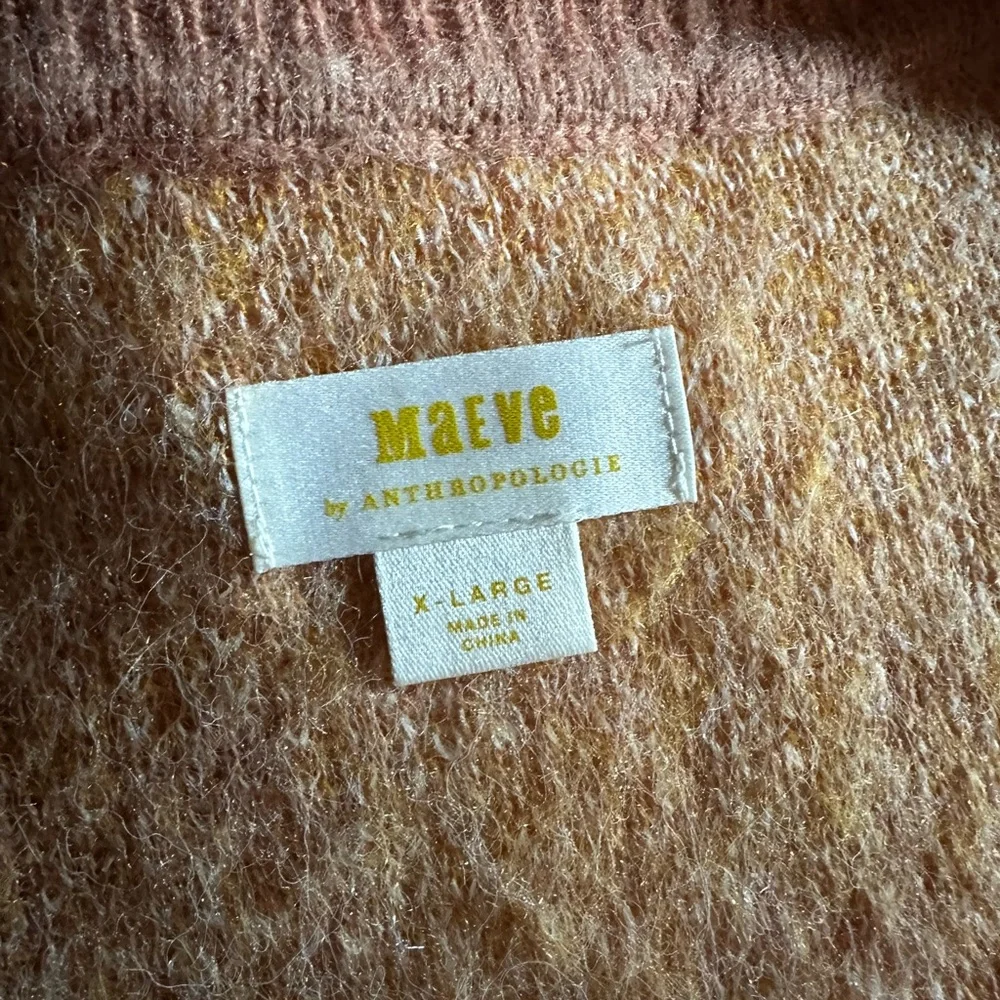 Maeve Plunging Loopy Floral Sweater Vest - Picture 8 of 8